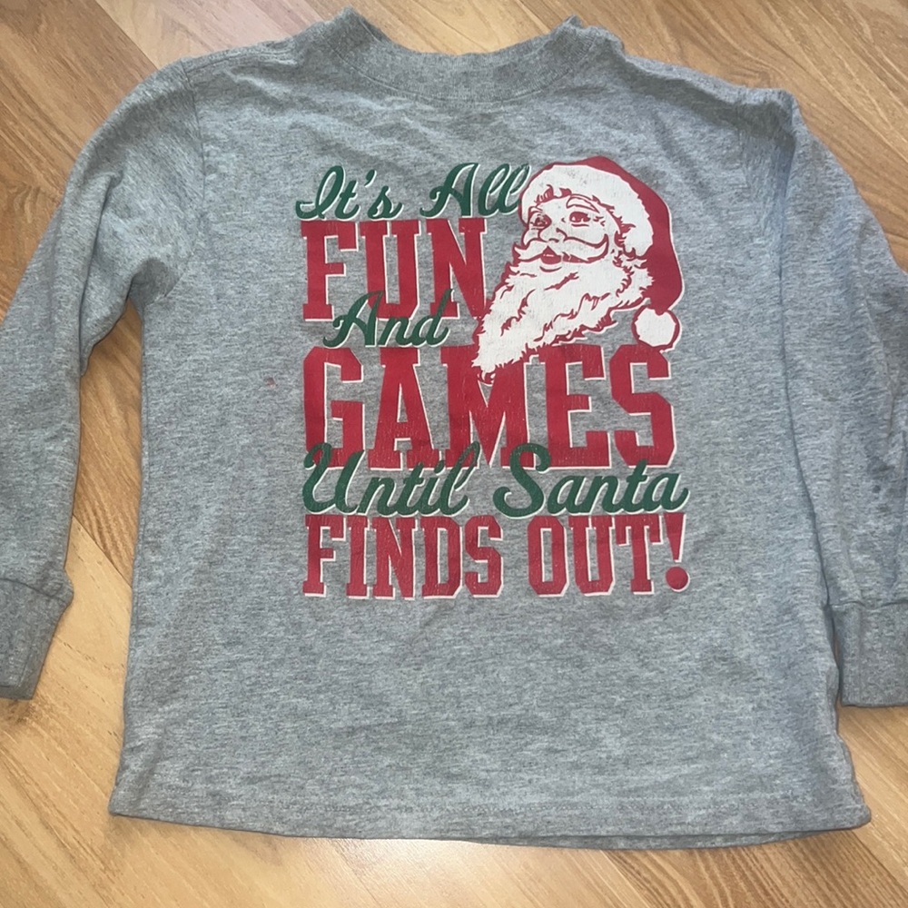 Holiday Christmas Santa Novelty Tshirt size xs